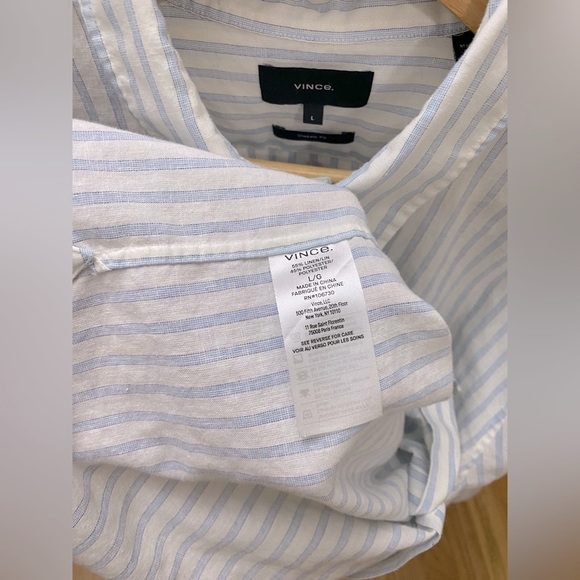 Men’s Vince long sleeve button down - Picture 2 of 4